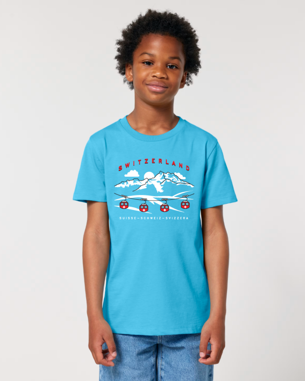 MWS082 Alpine Cable Sky Blue (Kids)