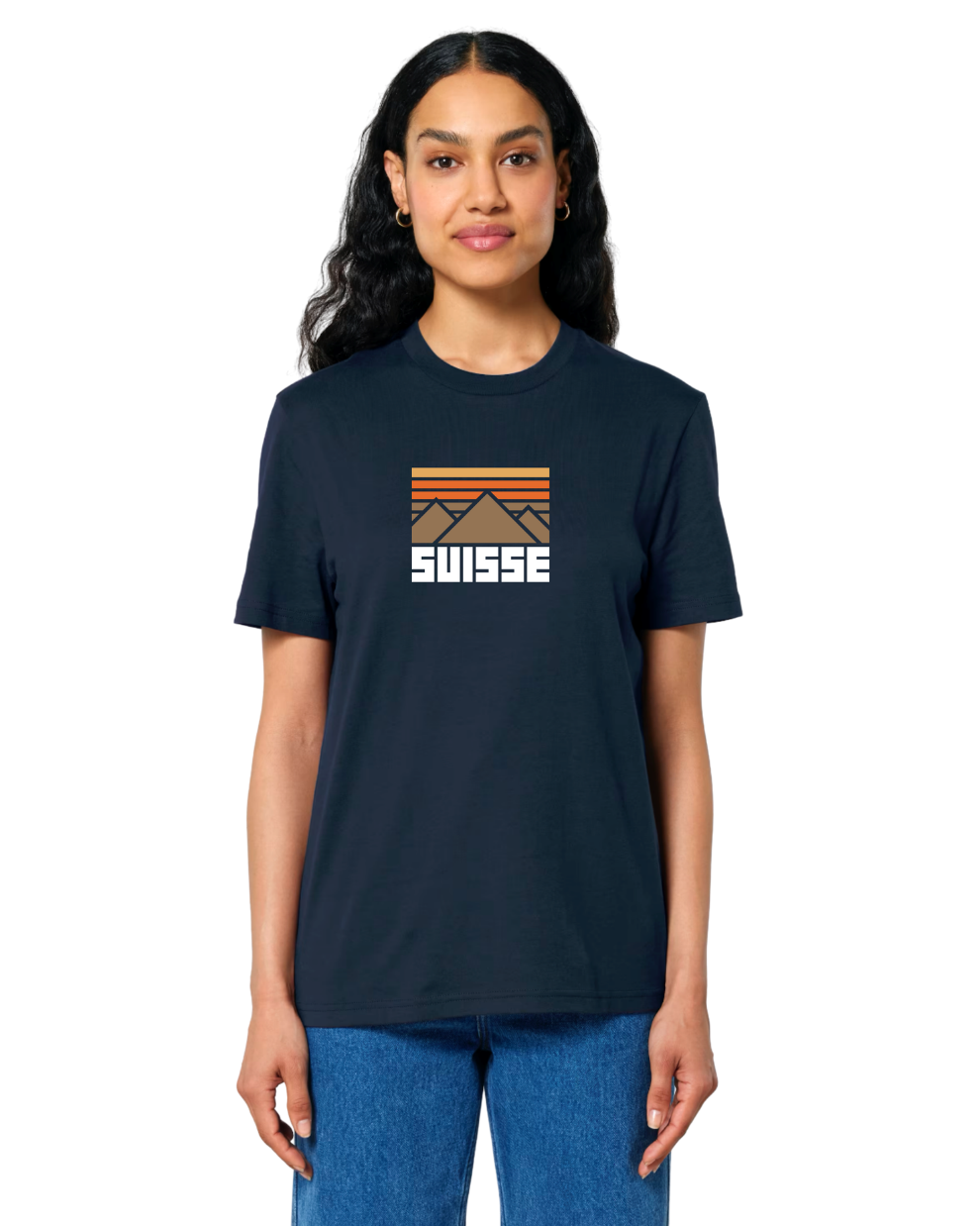 MWS046 Swiss Alpine Sunset Emblem Forest Black
