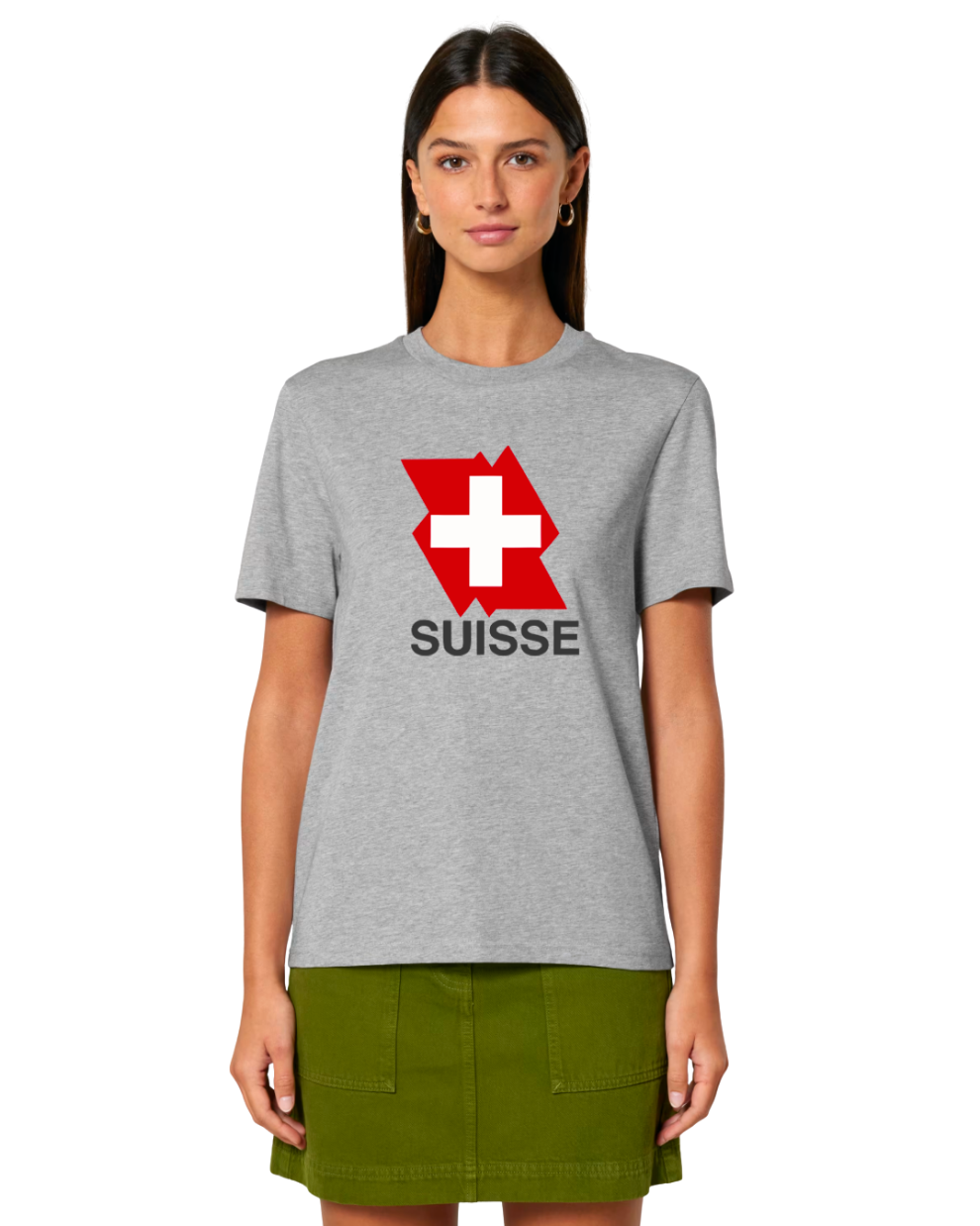 MWS060 Swiss Map Emblem Alpine Grey