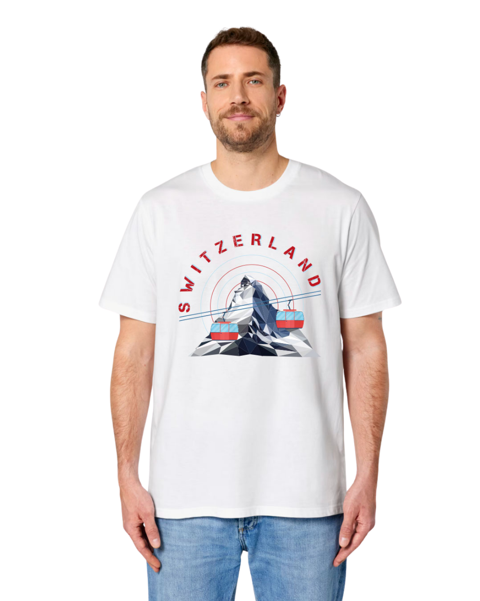 MWS063 Swiss Alpine Geometry White