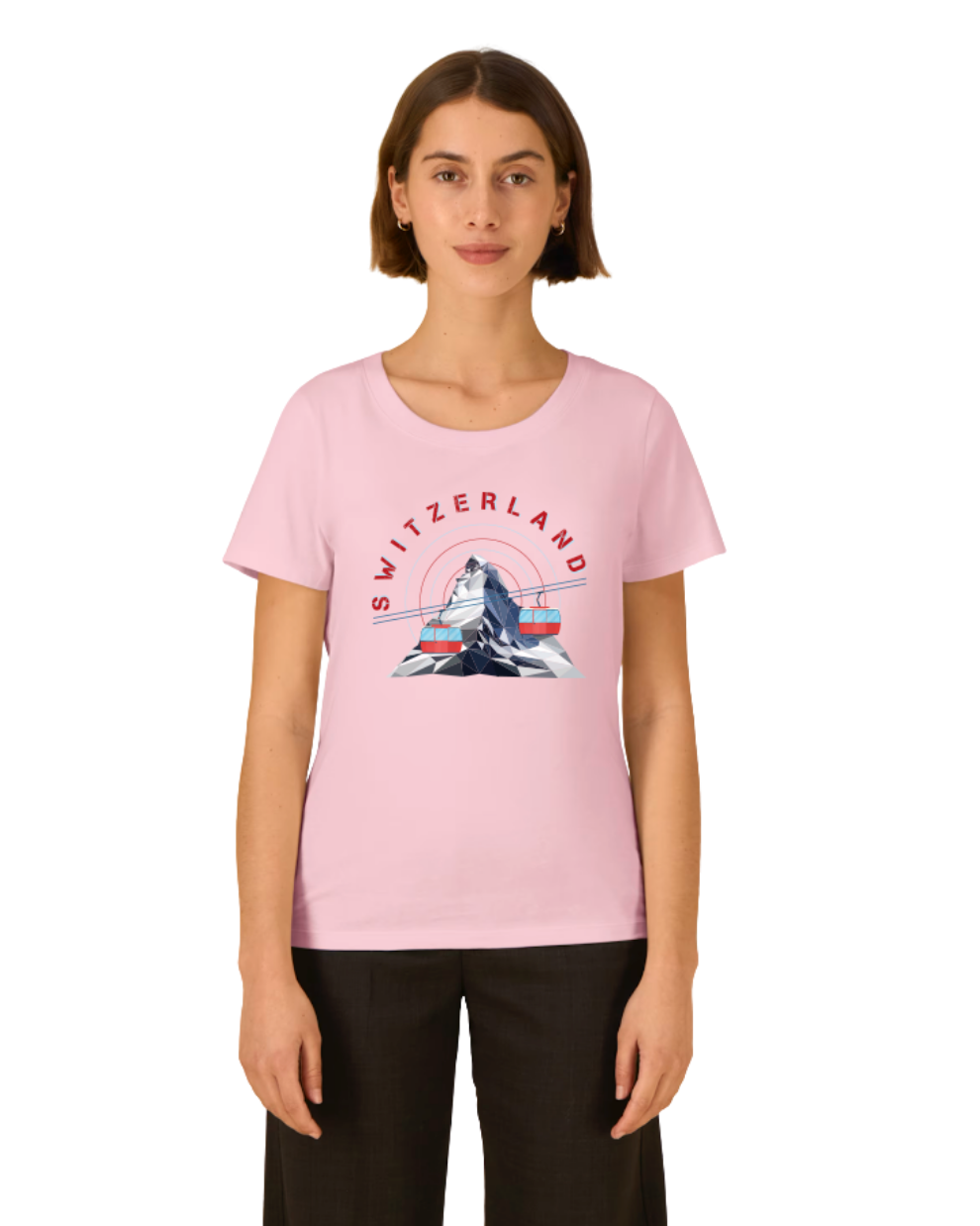 MWS065 Swiss Alpine Geometry Pink