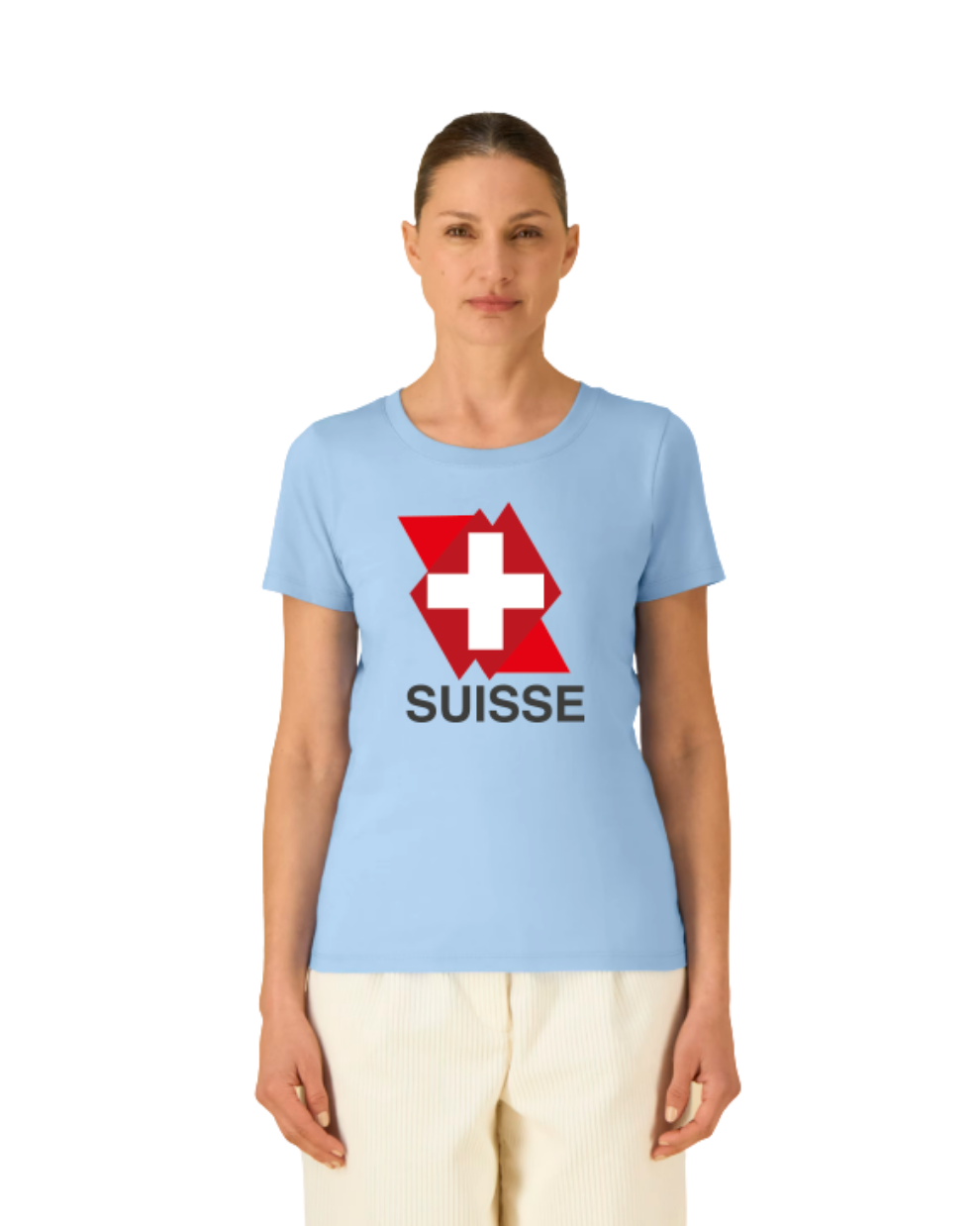 MWS067 Swiss Map Emblem Blue