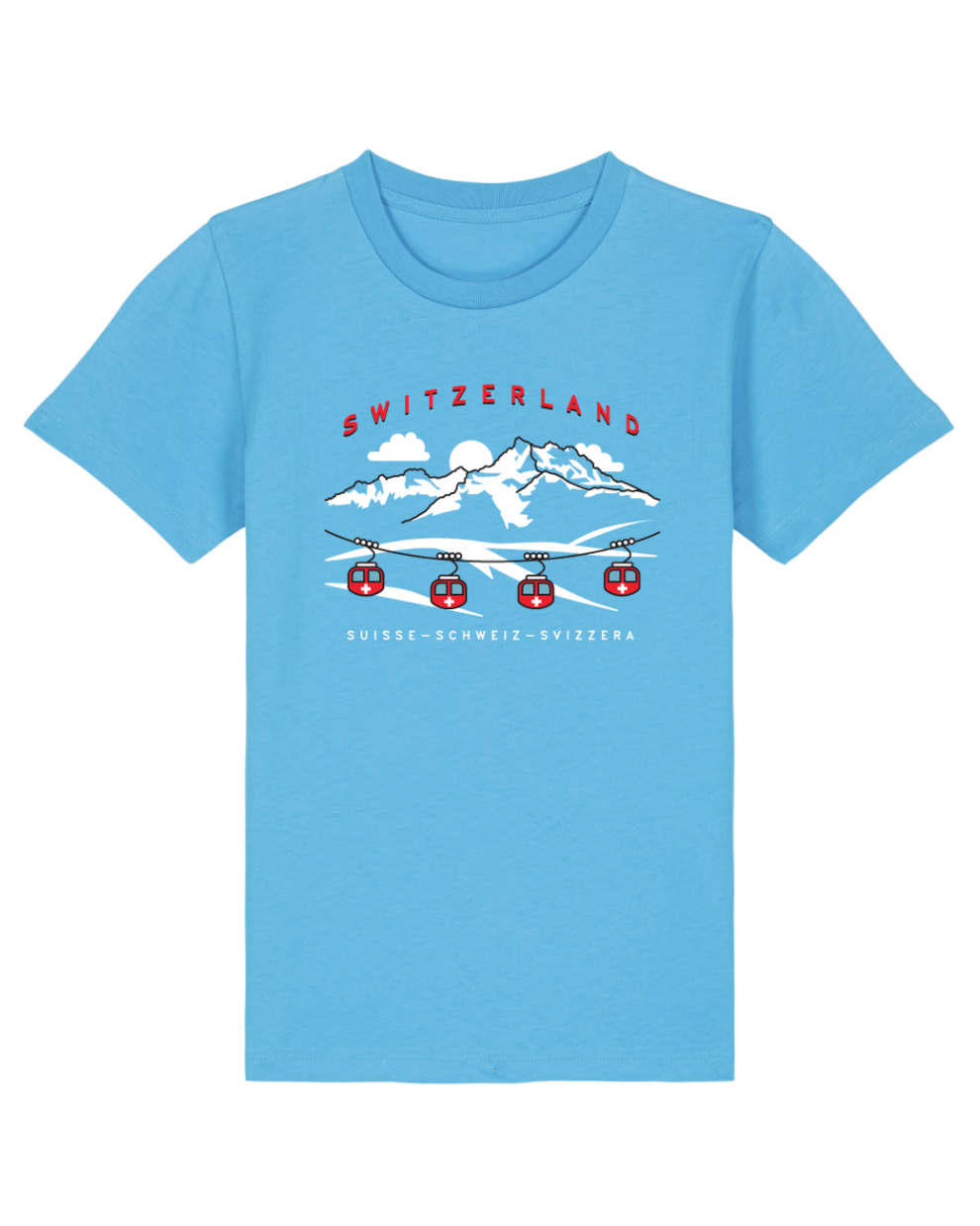MWS082 Alpine Cable Sky Blue (Kids)