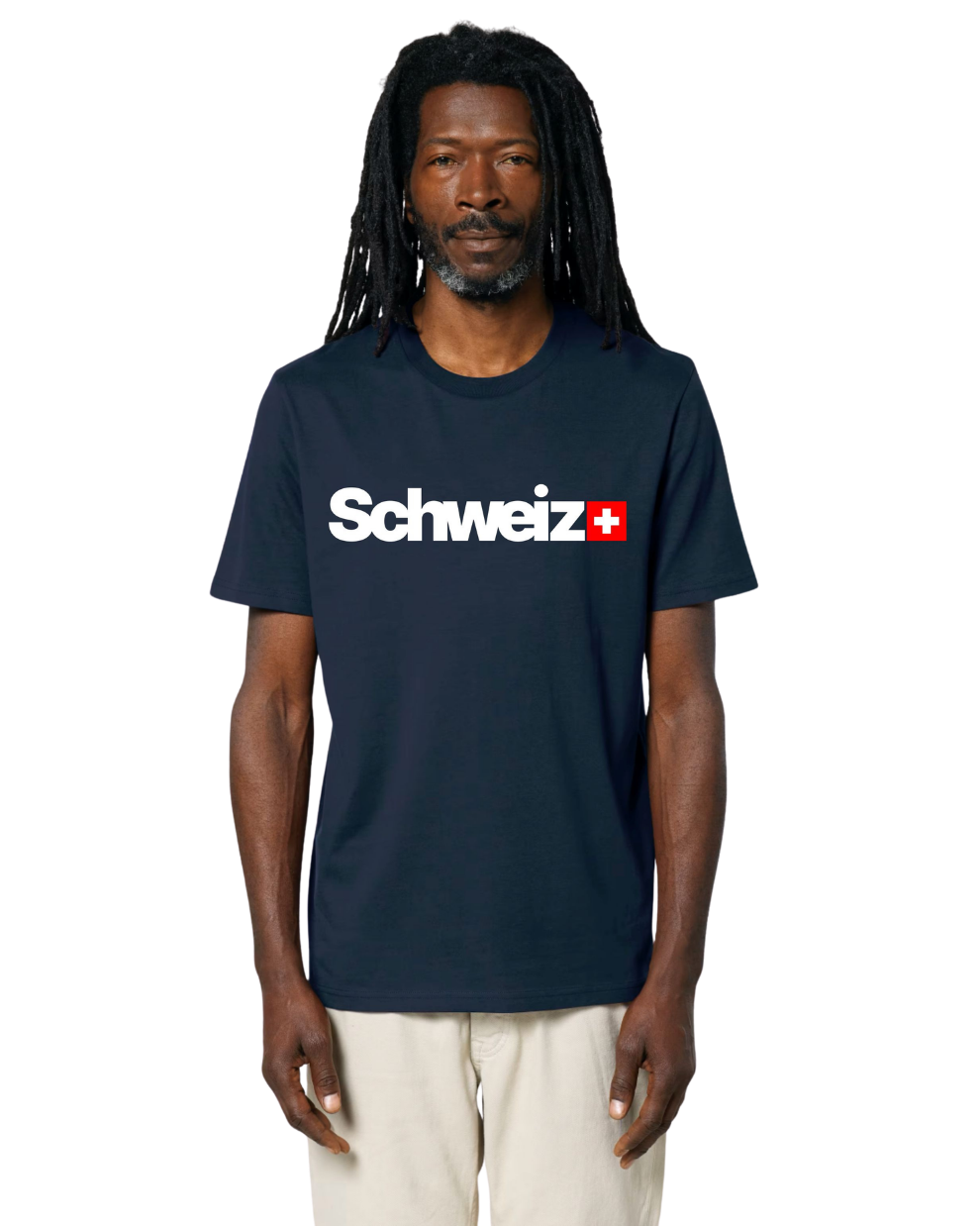 MWS044 Swiss Core Emblem Alpine Navy