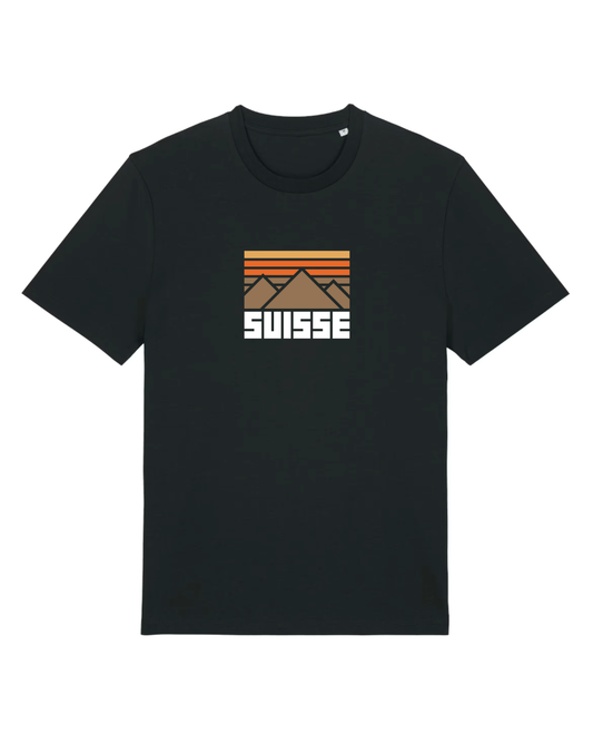 MWS046 Swiss Alpine Sunset Emblem Forest Black