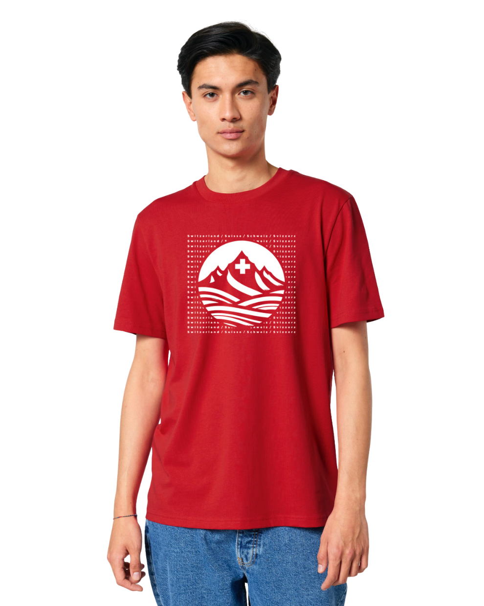 MWS050 Swiss Unity Circle Emblem Red