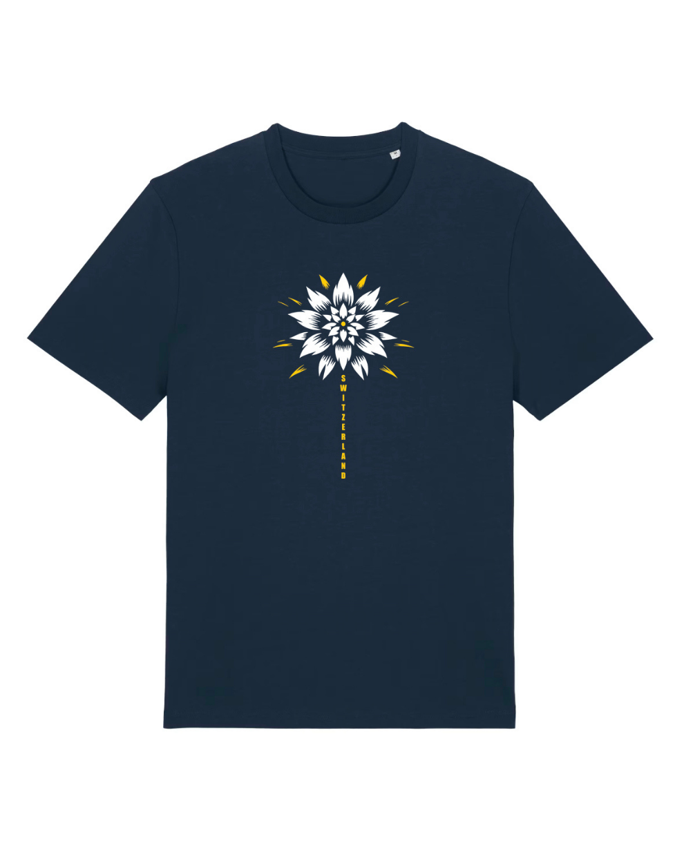 MWS051 Swiss Edelweiss Emblem Alpine Navy