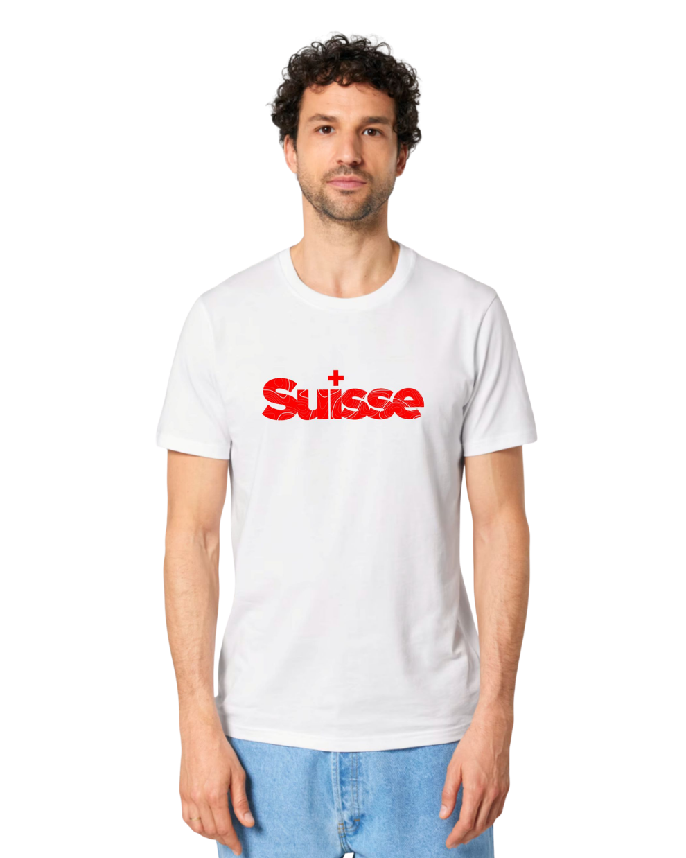 MWS052 Swiss Topography Emblem Alpine White