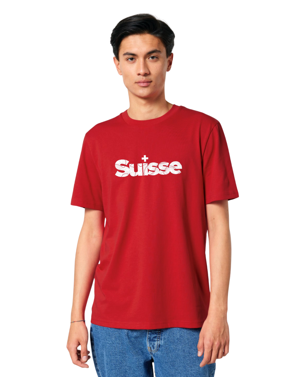 MWS053 Swiss Topography Emblem Red