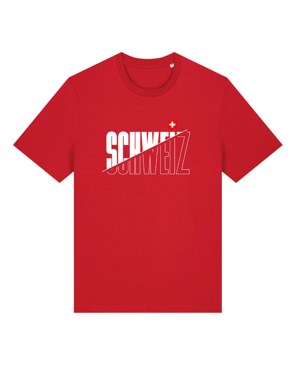 MWS041 Swiss Slash Emblem Red