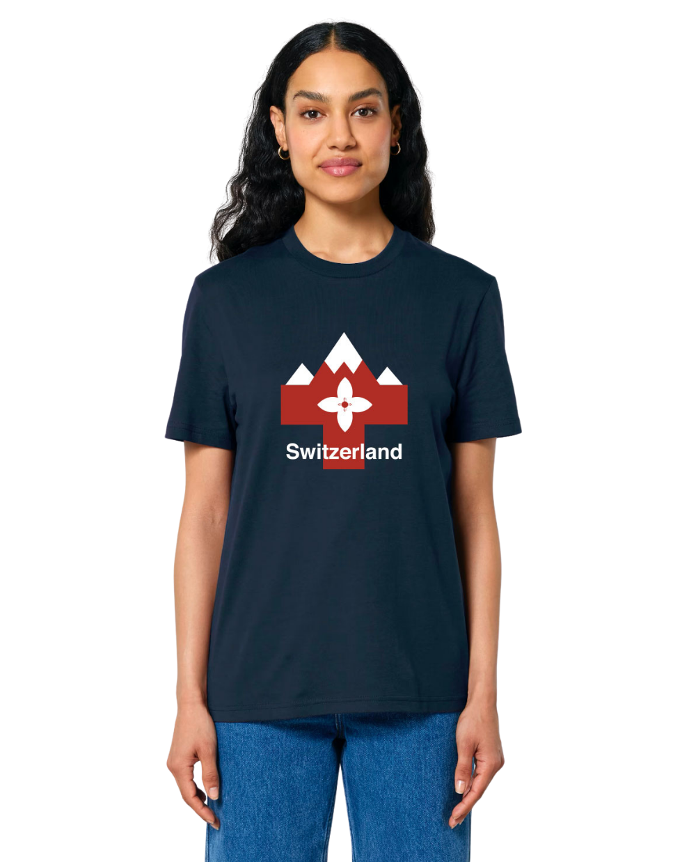 MWS062 Swiss Alpine Crest Emblem Forest Black