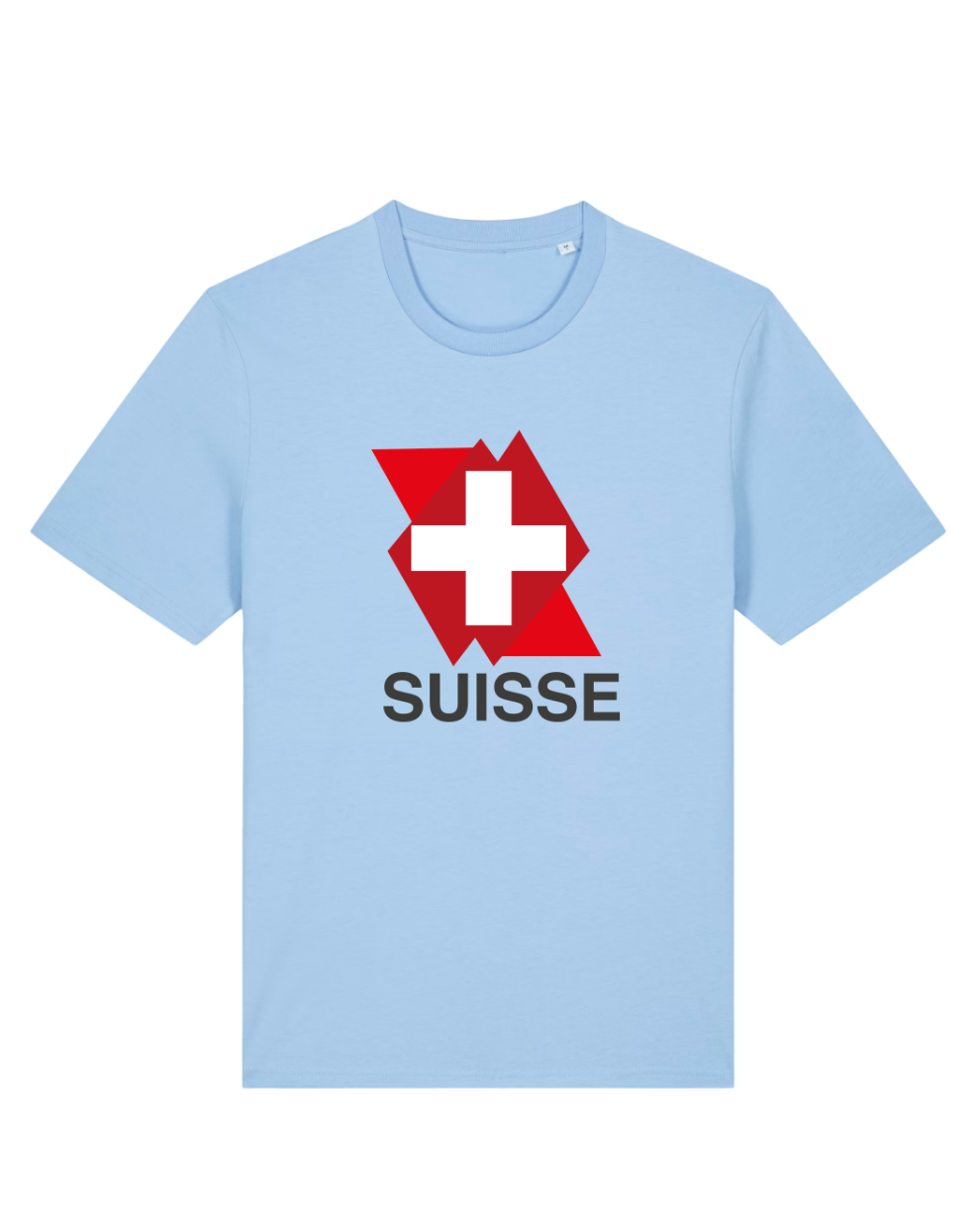 MWS067 Swiss Map Emblem Blue