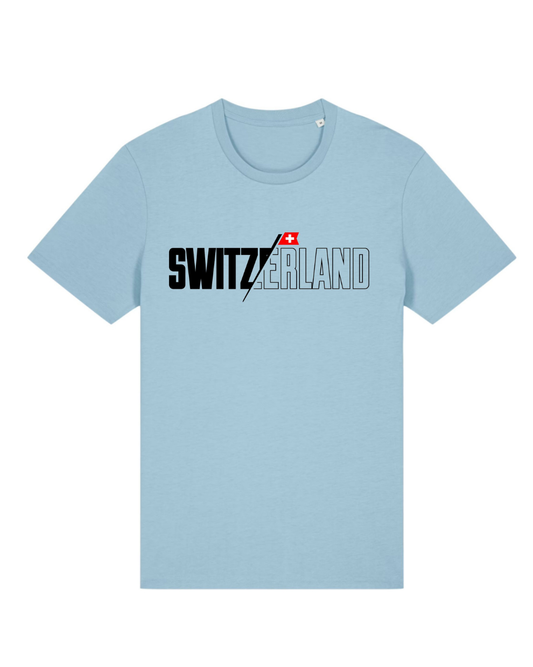 MWS042 Swiss Split Emblem Light Blue
